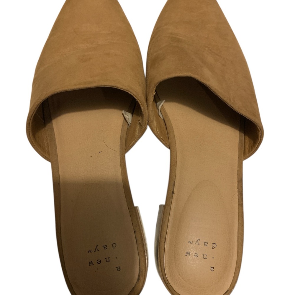 a new day Tan Mules